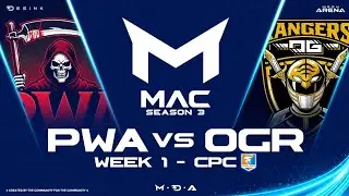 RANGERS OG vs PWA | MAC 3 GROUP STAGE | MECH ARENA