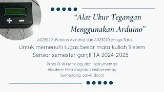 ALAT UKUR TEGANGAN BATERAI MENGGUNAKAN VOLTAGE SESNOR BERBASIS ARDUINO