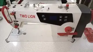 How to install direct drive straight sewing machine (Two Lion)