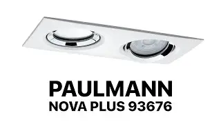 Встраиваемый белый потолочный светильник Paulmann Nova Plus 93676 EBL IP65