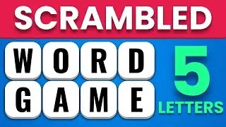 Scrambled Word Games | Guess the Word Game (5 Letter Words)