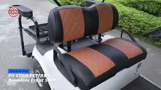 NOKINS Golf Cart Seat Covers Fit EZGO TXT RXV Freedom Liberty Express , No Stapler