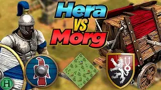 Goths vs Bohemians| 1v1 Land Nomad | vs Morg | AoE2