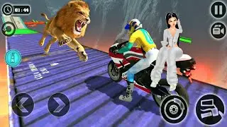 Impossible Motor Bike Tracks Driving Simulator - Motorbike Racing Games 2022 - Android Gameplay