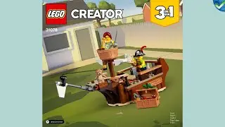 31078 B Pirate Ship LEGO&reg; Creator Manual at the Brickmanuals Instruction Archive