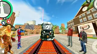 rope hero vice town game | rope hero game | real train in vice town | rope hero vice town |#ropehero