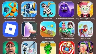 Roblox,Grimace Monster Scary Survival,Poppy Playtime 4,Evil Cappuccino Assassino,Punch Kick Duck.