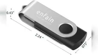 Review: Enfain Bulk 256MB USB 2.0 Flash Drive Small Capacity Thumb Drive Memory Stick Swivel J...