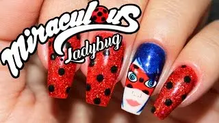 UNHAS DECORADAS MIRACULOUS LADYBUG ‹ Unhas da Lalá ›