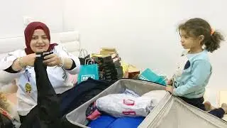 الخير كله وصل من بلجيكا دهب ومرجان العيله كلها فرحت