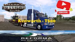 Ruta por las carreteras de Mexico - MAPA TEAM REFORMA - Kenworth t600