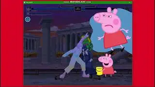MUGEN REQUEST:Ciel&Final Rainbow Clown VS SwaySway&Peppa Pig |MUGEN ALL STARS 1.1B🍆