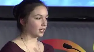 Child advocate Emma Mogus speaks at the World&rsquo;s Children&rsquo;s Prize Ceremony