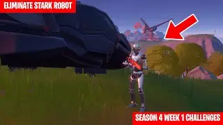Eliminate Stark Robots at Quinjet Patrol Landing Sites! - Season 4 Week 1 Challenges