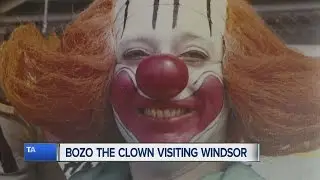 Bozo the Clown visiting Windsor