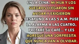 En La Cena Llegaron Sin Avisar Y Mi Hija Exigió Desayuno A Las Cinco De La Mañana.