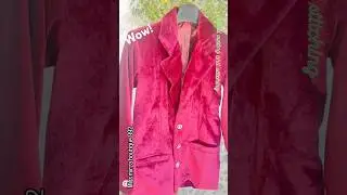 💐Ladies Cort✅ #Red velvet coat cutting and stitching #shortvideo 👌#latest #trend#wenter 🌹🌹