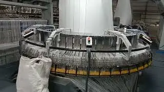 circular HF loom 8 shuttle RF fabric runing machine @fibcbags