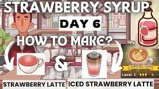 Day 6 Beta | Strawberry Syrup - Strawberry Latte & Iced Strawberry Latte | Good Coffee Great Coffee