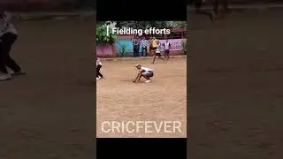 Cricfever #shorts 15 | Fielding efforts #shortvideo | Prajyot Pednekar