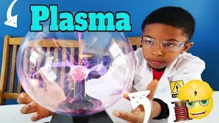 Cool Plasma Ball Tricks! ⚡ Kids Electric Science Experiment (Static Shock!)