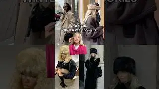 Cool girl winter accessories #winteraccessories #stylingtips #coolgirl