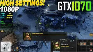 Company of Heroes 3 GTX 1070 - 1080p High,