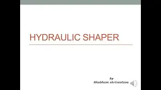 HYDRAULIC SHAPER MACHINE
