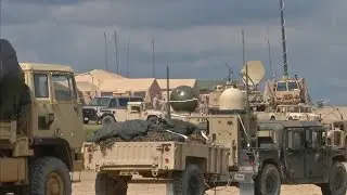 Paratroopers Conduct Air Assault At Fort Bragg