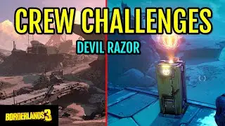 ALL Crew Challenge Locations: Devil Razor (Pandora) | Borderlands 3