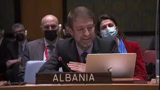 Remarks by Ambassador Ferit Hoxha at the Security Council emergency meeting on Ukraine