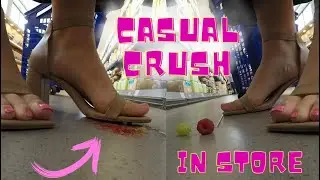 &ldquo;Candid&rdquo; crush in store with my high heels (Public!)
