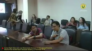 Human Right Cities and Local Democracies Seminar on International Practices,