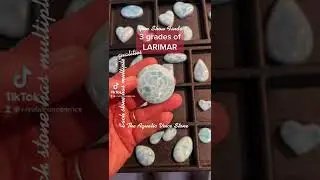 Larimar: 3 grades of Quality