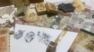 Fairy theme junk journal box // Your creative studio // October 2021