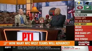 Pardon the Interruption | Wilbon breaks NFL Wild Card: 49ers vs Eagles, Texans vs Steelers & more