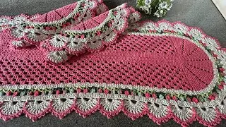 😱Jogo de Passadeira  com Tulipas – Inspiração @lor🌸🧶