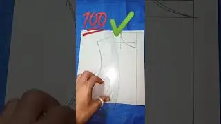 French Curve Uses | Shirt Cutting | #shortfeed #youtubeshorts #shorts