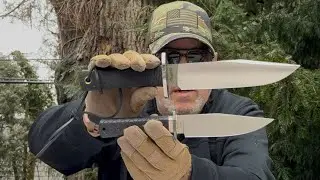  SDOKEDC DC53 10&rdquo; Steel Knife - EDGE TEST ( Recon Scout&rsquo;s Little Brother)???
