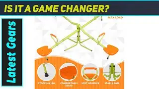 SUPER DEAL Teeter Totter Kids Seesaw: The Ultimate 360 Backyard Adventure!