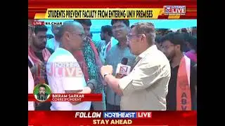 Assam University Students Step Up Protest Against Fee Hike In Silchar