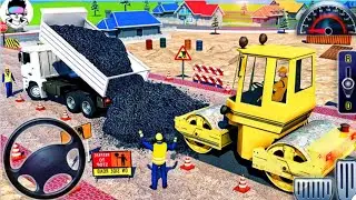 Road Builder Construction Simulator 3D - Construction Vehicles Game - Android Gameplay