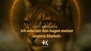 Ich seh mit den Augen meiner inneren Klarheit l Krafttier Luchs l Sanfte Affirmation l Kaya Deisberg