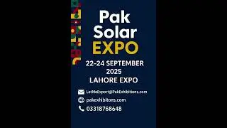 Pak Solar Expo #pakistan #smallindustries #Solar
