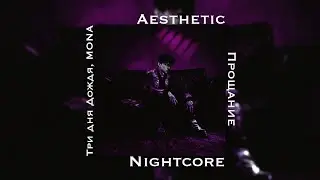 Три дня дождя, MONA - Прощание (Aesthetic Nightcore)