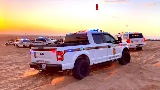 GLAMIS Sand Drags Get Shutdown New Years Eve 2022 | DIRT BIKE DIARIES EP.122