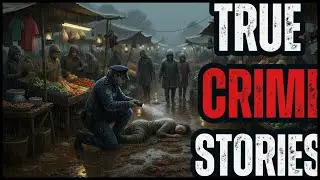 TRUE Crime Stories For Sleeping With Rain Sounds | Black Screen