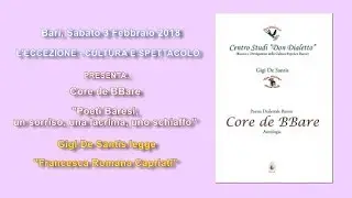 Core de BBare - Gigi De Santis legge 