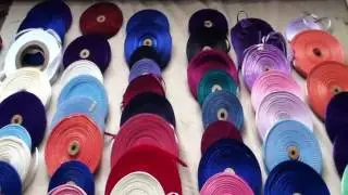 3500 Yard Vintage Satin Ribbon Fabric See Video 50 Rolls