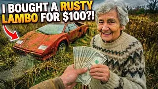 Full Restoration: Rusty Lamborghini Countach [AI Generated ASMR]